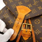 Louis Vuitton Backpack Monogram Montsouris GM Brown — view 8