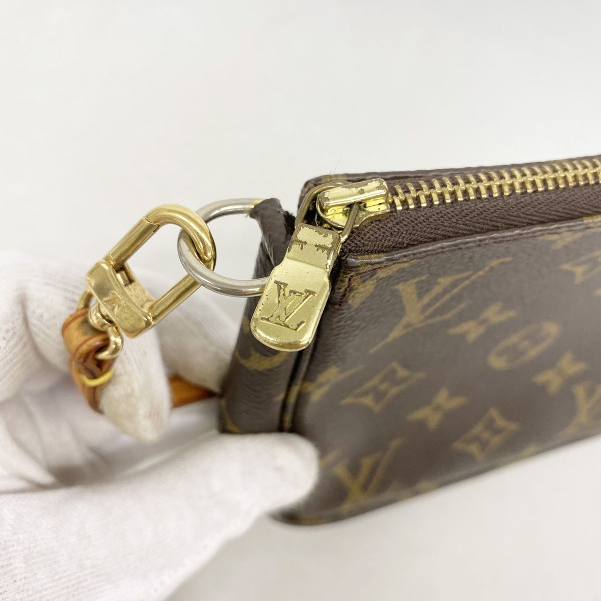 Louis Vuitton Pouch Monogram Pochette Accessoires Brown — view 7