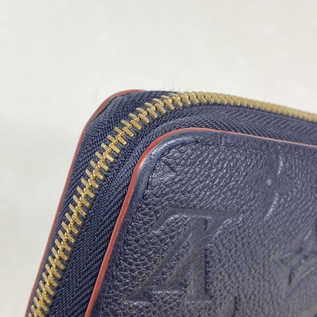 Louis Vuitton Wallet Monogram Empreinte Zippy Marine Rouge — view 6