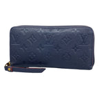 Louis Vuitton Wallet Monogram Empreinte Zippy Marine Rouge