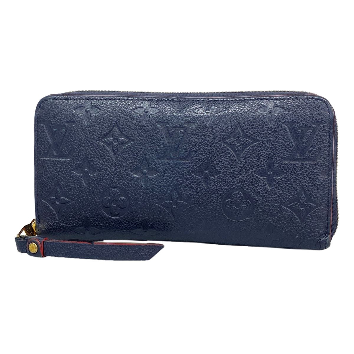 Louis Vuitton Wallet Monogram Empreinte Zippy Marine Rouge