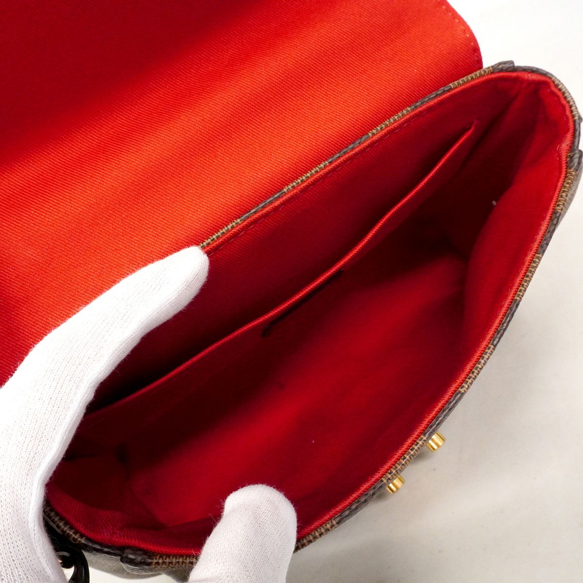 Louis Vuitton Handbag Damier Croisette Ebene — view 4