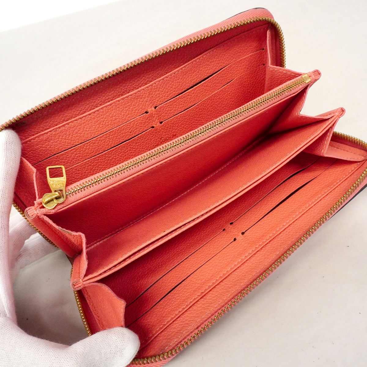 Louis Vuitton Wallet Monogram Empreinte Zippy Blossom — view 4