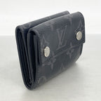 Louis Vuitton Trifold Wallet Monogram Eclipse Discovery Compact Black — view 2