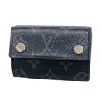 Louis Vuitton Trifold Wallet Monogram Eclipse Discovery Compact Black