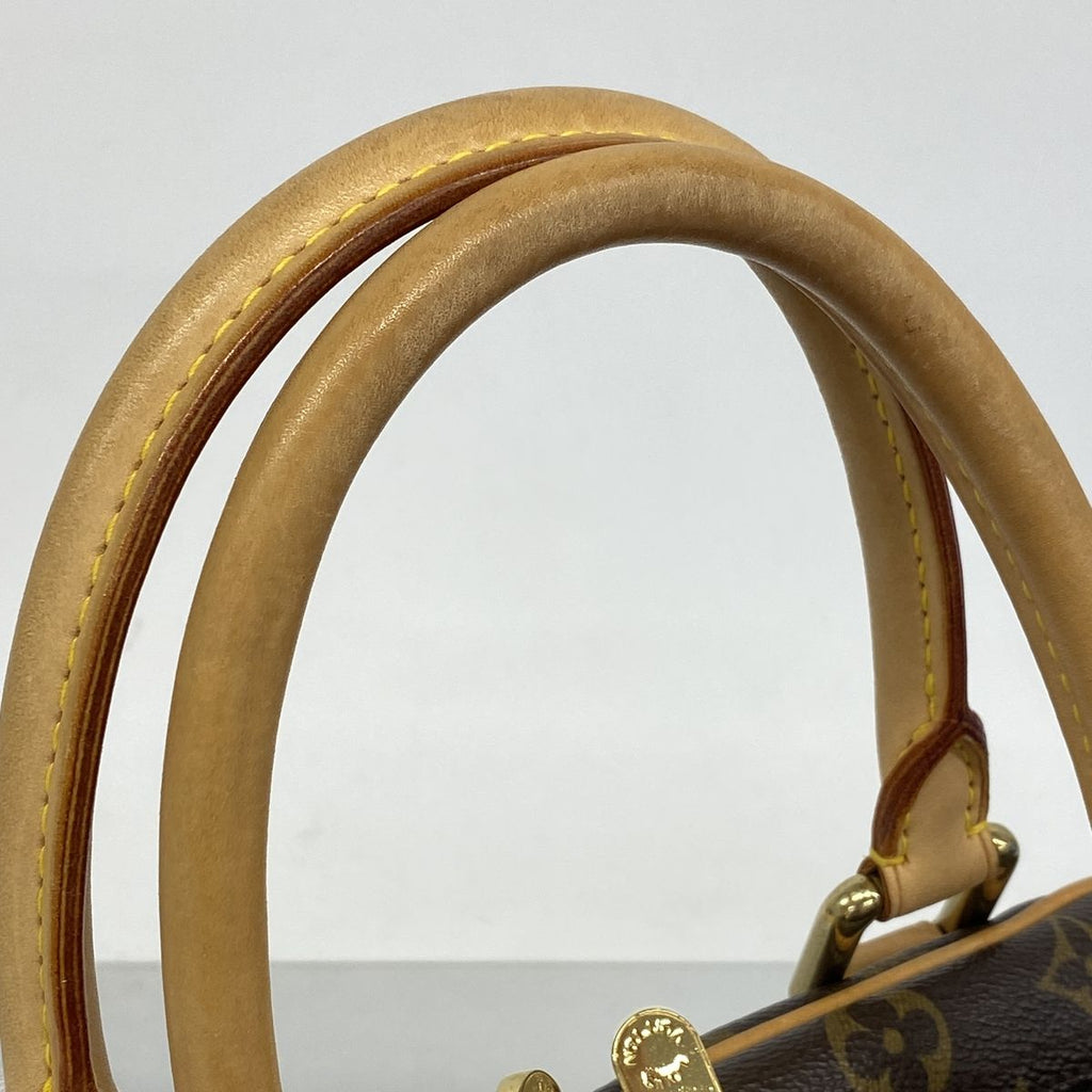 Louis Vuitton Handbag Monogram Manhattan PM Brown — view 7