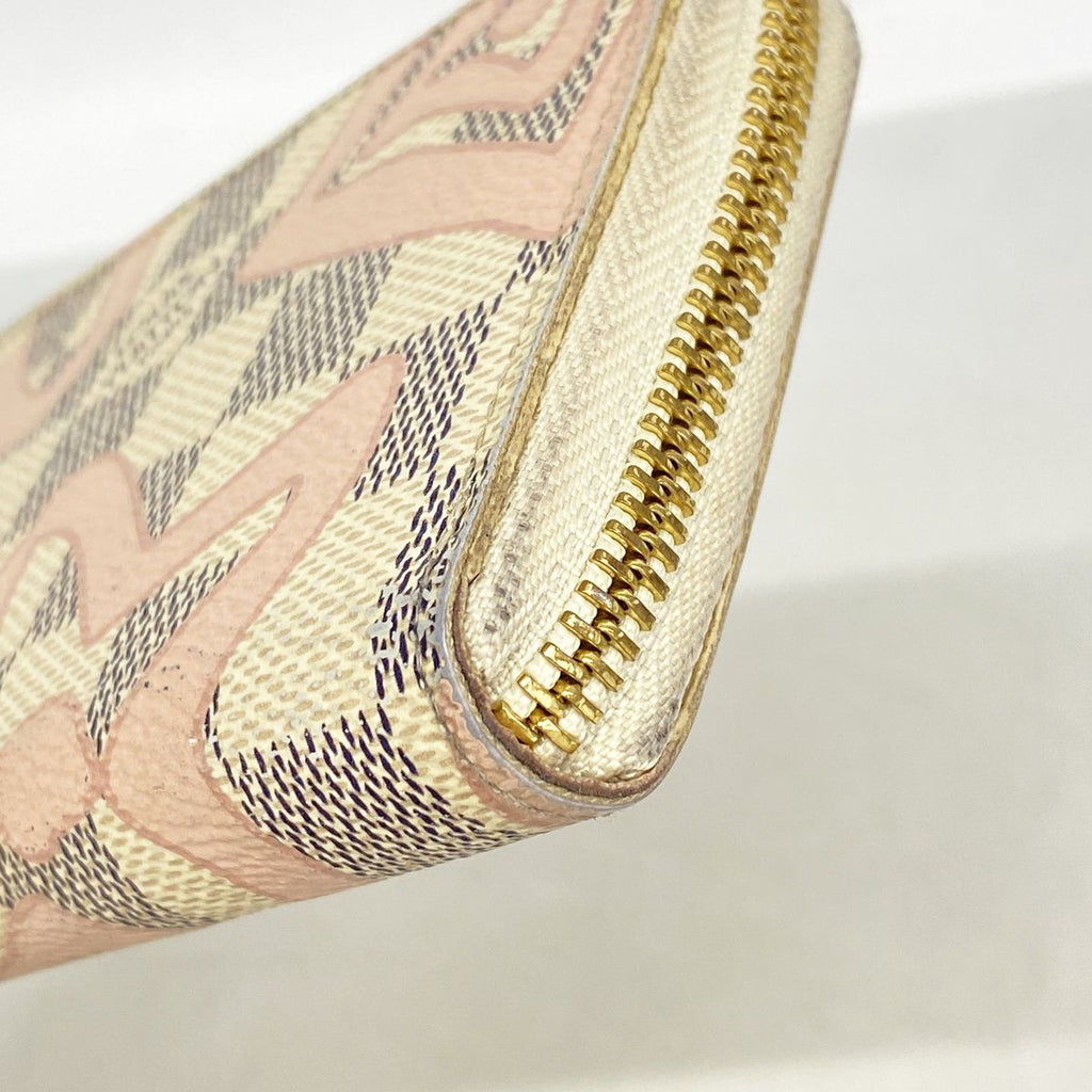 Louis Vuitton Wallet Damier Azur Tahiti Collection Portefeuille Clemence White — view 5