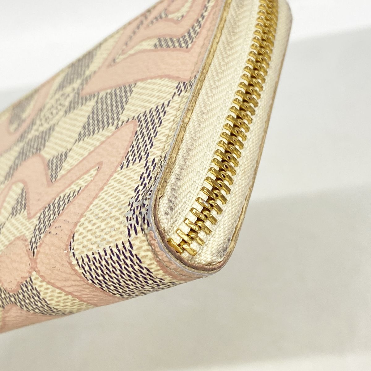 Louis Vuitton Wallet Damier Azur Tahiti Collection Portefeuille Clemence White — view 5