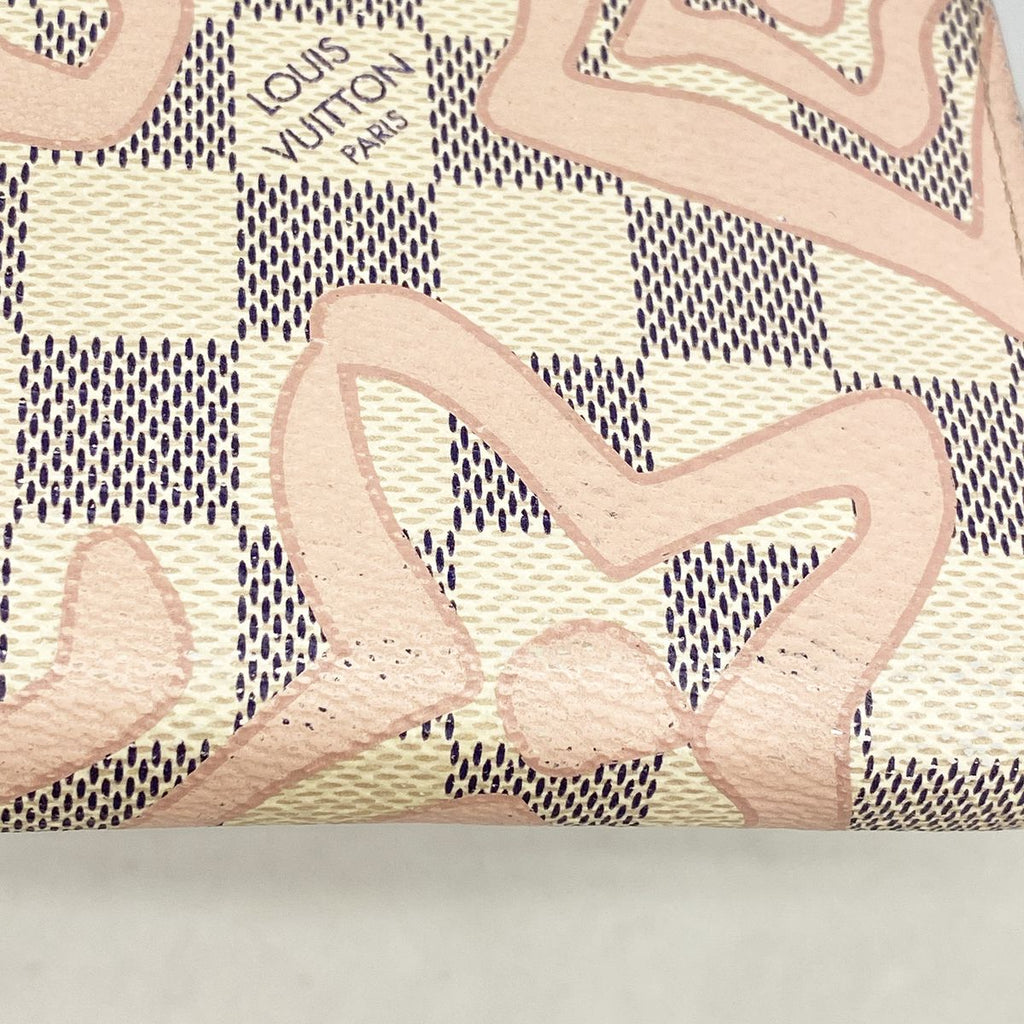 Louis Vuitton Wallet Damier Azur Tahiti Collection Portefeuille Clemence White — view 7