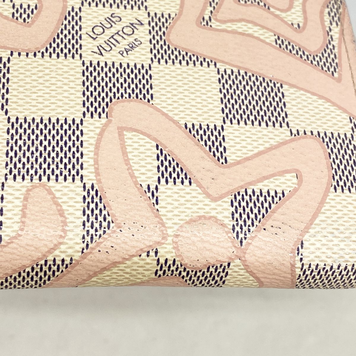 Louis Vuitton Wallet Damier Azur Tahiti Collection Portefeuille Clemence White — view 7