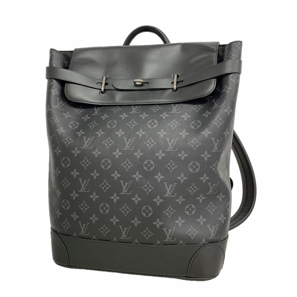 Louis Vuitton Backpack Monogram Eclipse Steamer Black