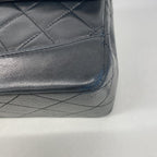 Chanel Shoulder Bag Quilted Lambskin Black Gold — view 6