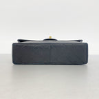 Chanel Shoulder Bag Quilted Lambskin Black Gold — view 3