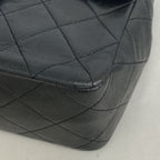 Chanel Shoulder Bag Mini Quilted Lambskin Black Gold — view 6
