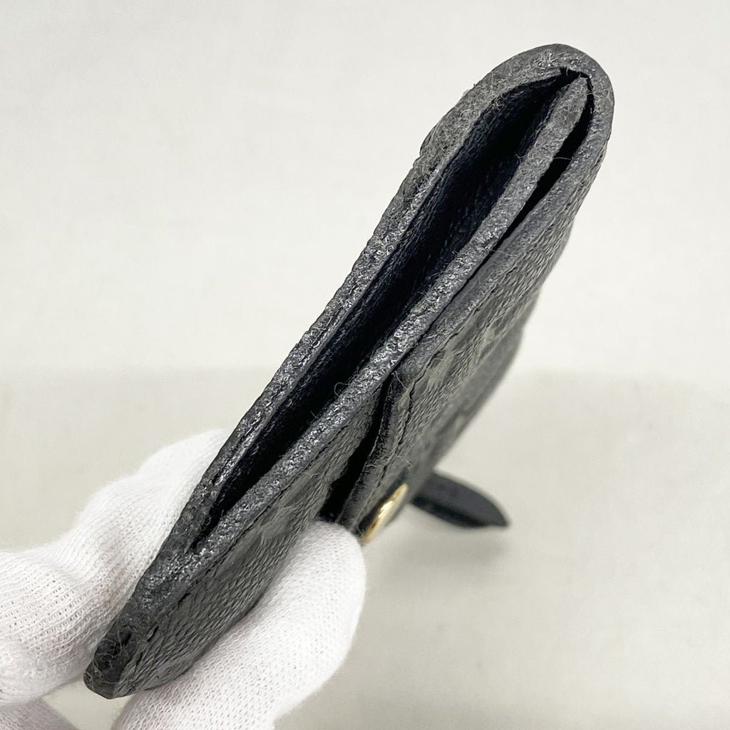 Louis Vuitton Coin Purse Monogram Empreinte Pochette Cles Noir — view 6