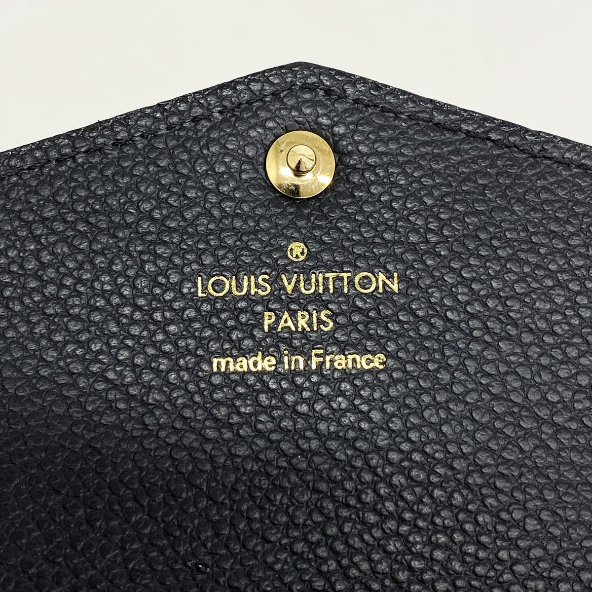 Louis Vuitton Coin Purse Monogram Empreinte Pochette Cles Noir — view 4
