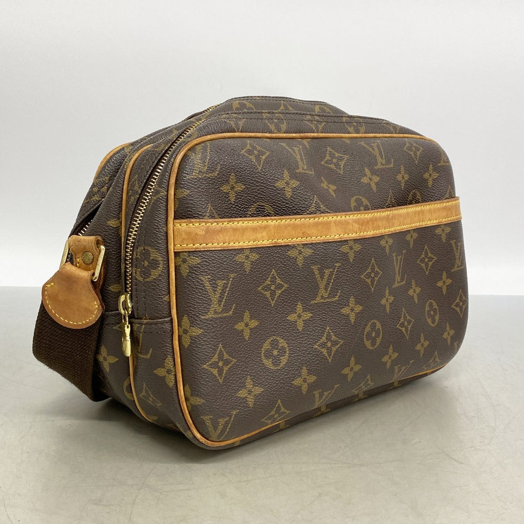 Louis Vuitton Shoulder Bag Monogram Reporter PM Brown — view 2