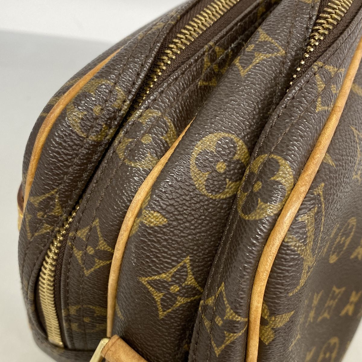 Louis Vuitton Shoulder Bag Monogram Reporter PM Brown — view 7