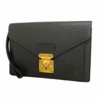 Louis Vuitton Clutch Epi Pochette Series Dragonne Noir