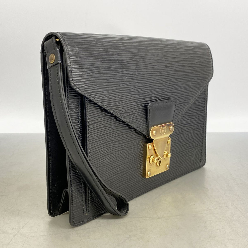 Louis Vuitton Clutch Epi Pochette Series Dragonne Noir — view 2