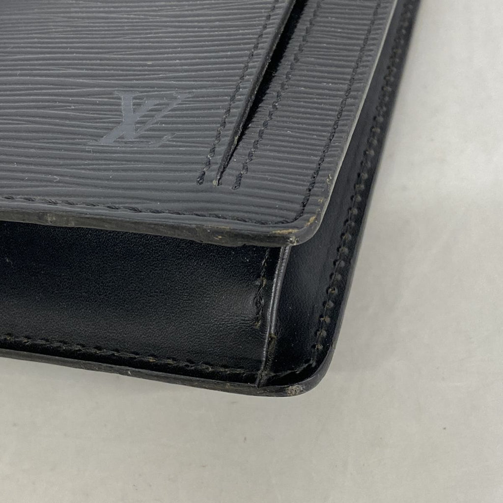 Louis Vuitton Clutch Epi Pochette Series Dragonne Noir — view 6