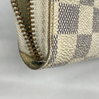 Louis Vuitton Wallet Damier Azur Zippy White — view 5