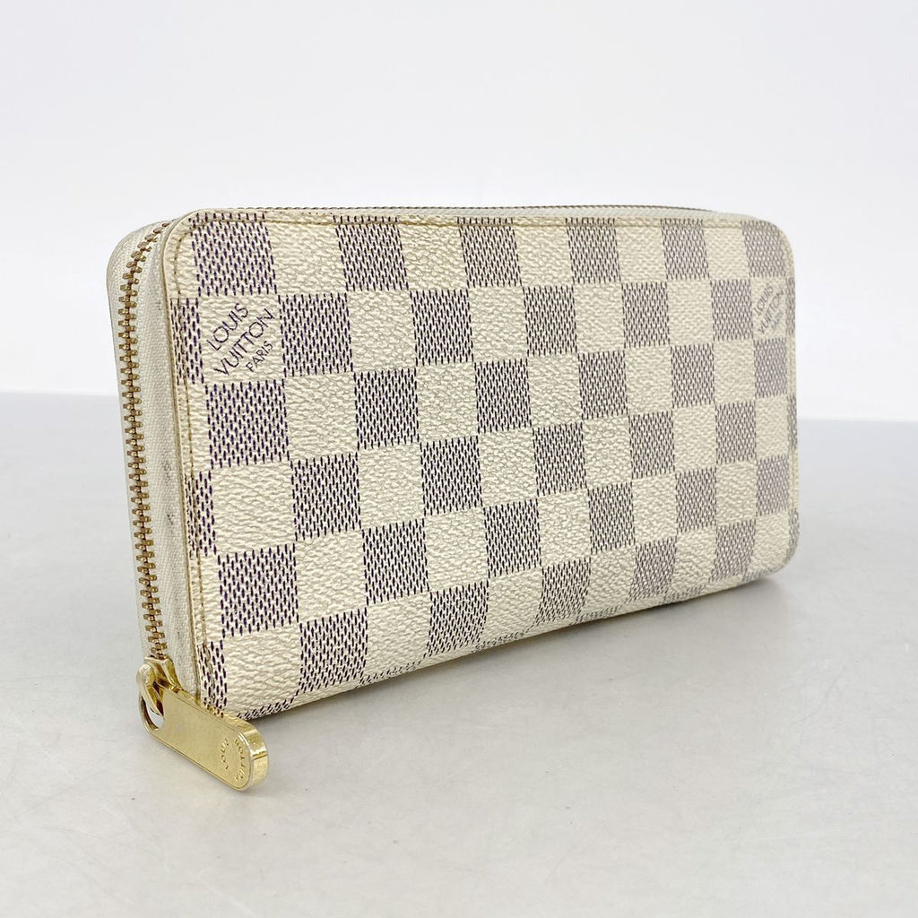 Louis Vuitton Wallet Damier Azur Zippy White — view 2