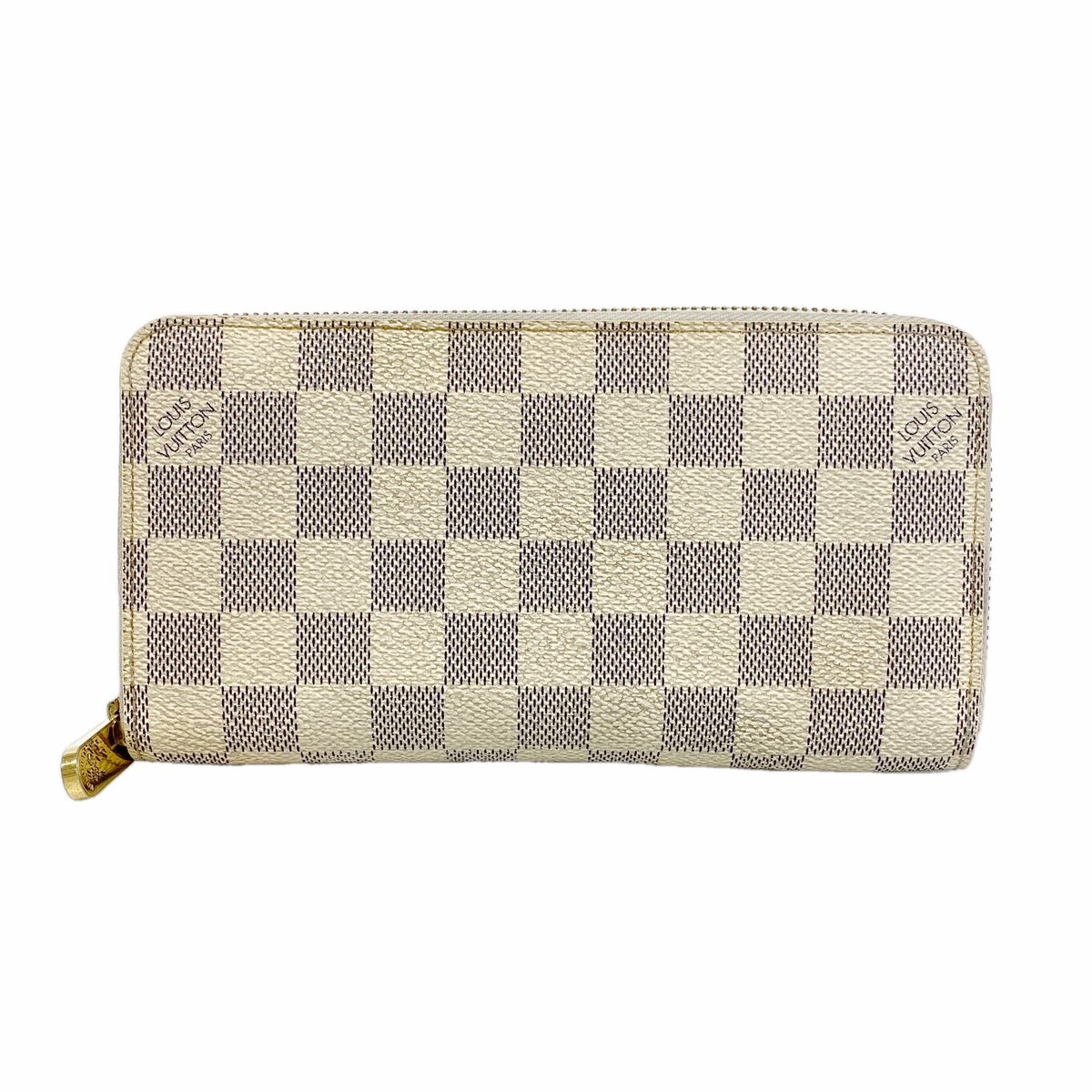 Louis Vuitton Wallet Damier Azur Zippy White