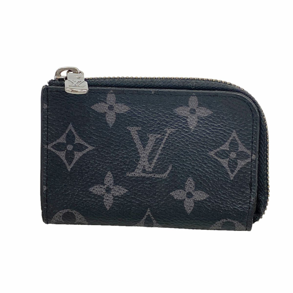 Louis Vuitton Coin Purse Monogram Eclipse Portefeuille Monnaie Jules Black
