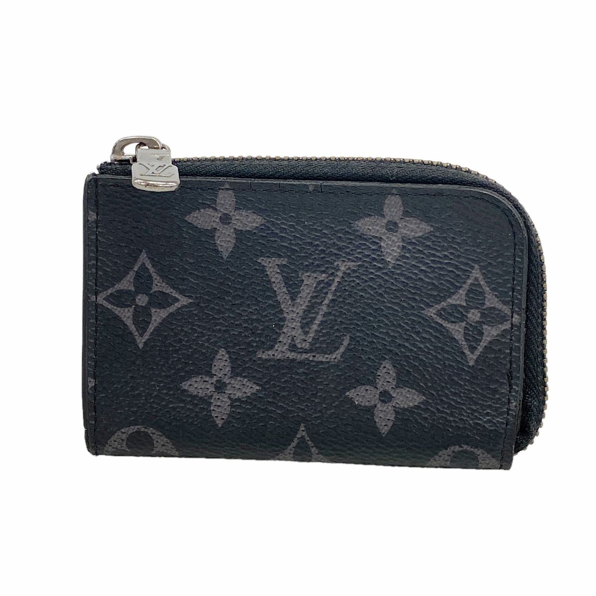 Louis Vuitton Coin Purse Monogram Eclipse Portefeuille Monnaie Jules Black