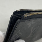 Louis Vuitton Coin Purse Monogram Eclipse Portefeuille Monnaie Jules Black — view 6