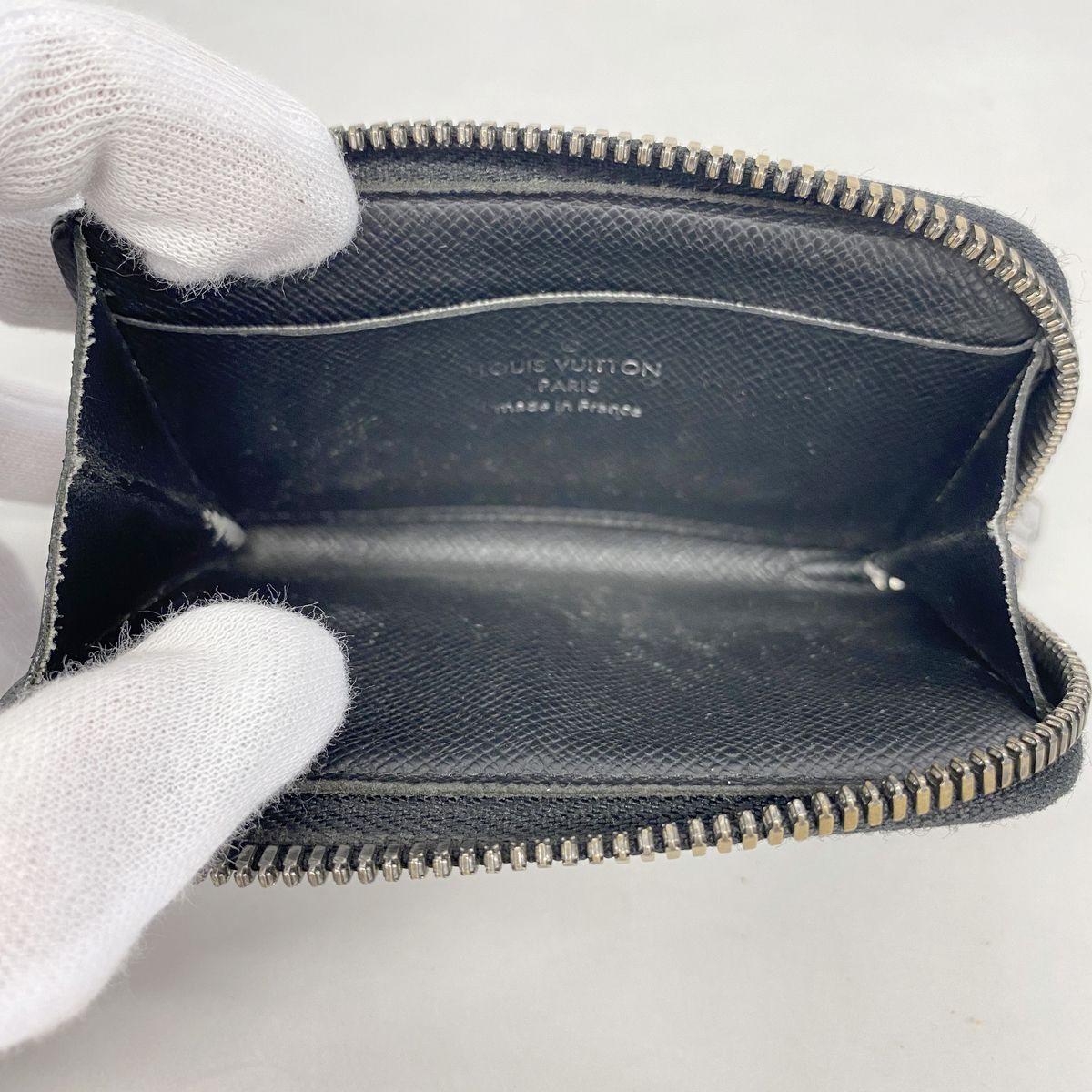 Louis Vuitton Coin Purse Monogram Eclipse Portefeuille Monnaie Jules Black — view 3
