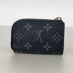 Louis Vuitton Coin Purse Monogram Eclipse Portefeuille Monnaie Jules Black — view 7