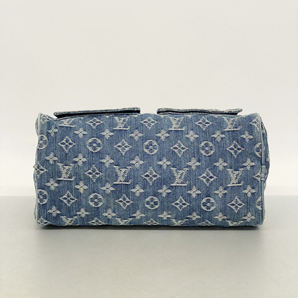 Louis Vuitton Handbag Monogram Denim Neo Speedy Blue — view 3