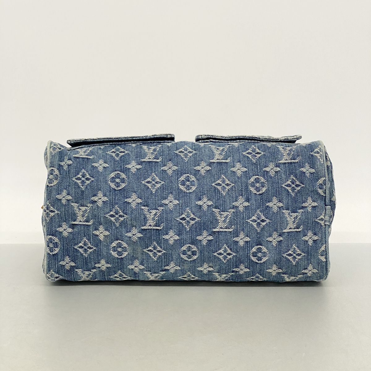Louis Vuitton Handbag Monogram Denim Neo Speedy Blue — view 3