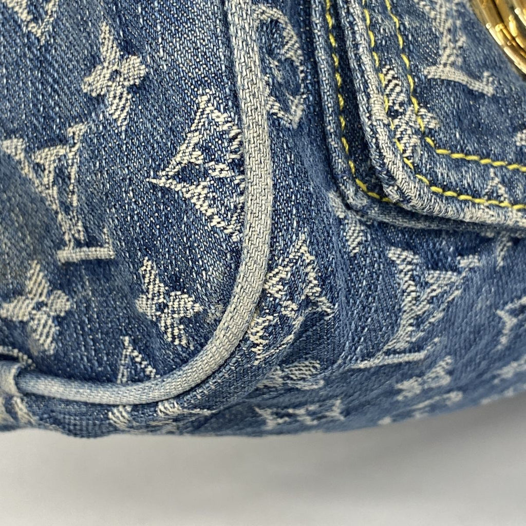 Louis Vuitton Handbag Monogram Denim Neo Speedy Blue — view 6