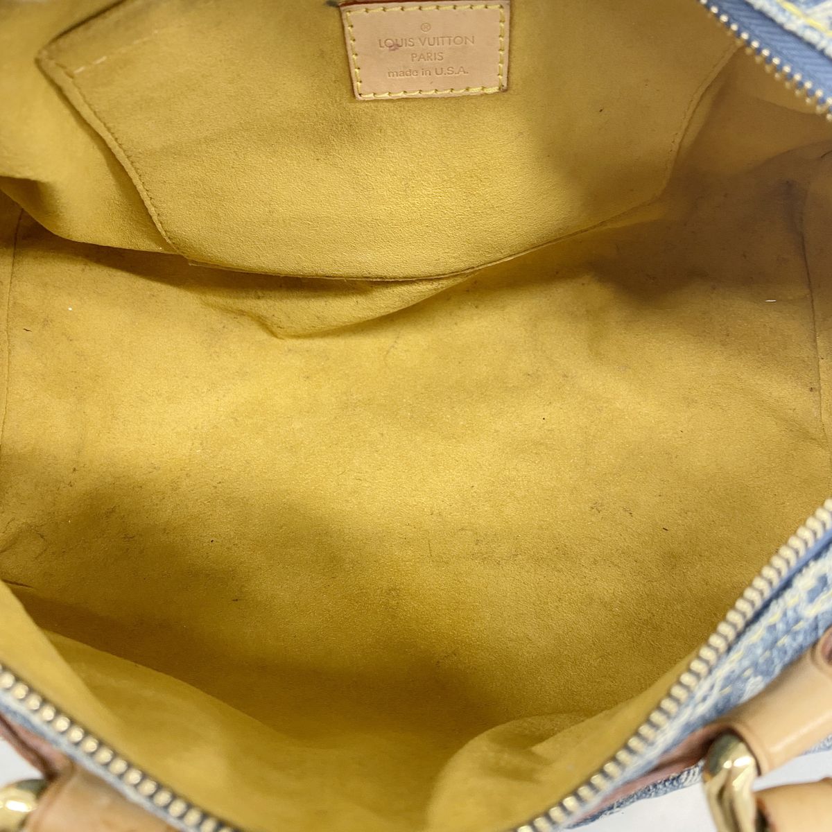 Louis Vuitton Handbag Monogram Denim Neo Speedy Blue — view 4