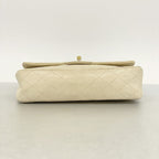 Chanel Shoulder Bag Quilted Lambskin Beige Gold — view 3