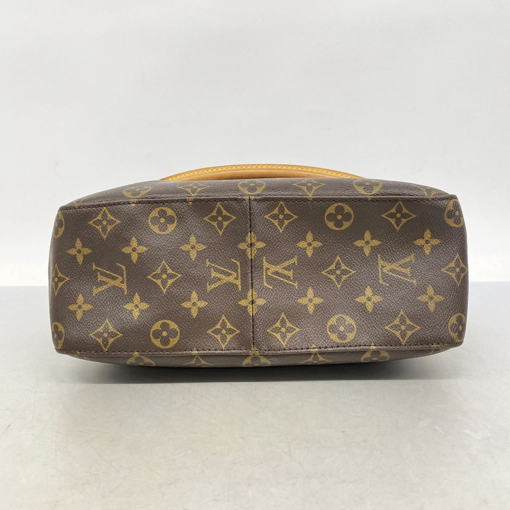 Louis Vuitton Shoulder Bag Monogram Looping GM Brown — view 3