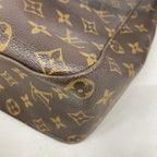 Louis Vuitton Shoulder Bag Monogram Looping GM Brown — view 7