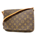 Louis Vuitton Shoulder Bag Monogram Musette Tango Short Strap Brown