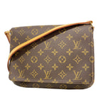 Louis Vuitton Shoulder Bag Monogram Musette Tango Short Strap Brown