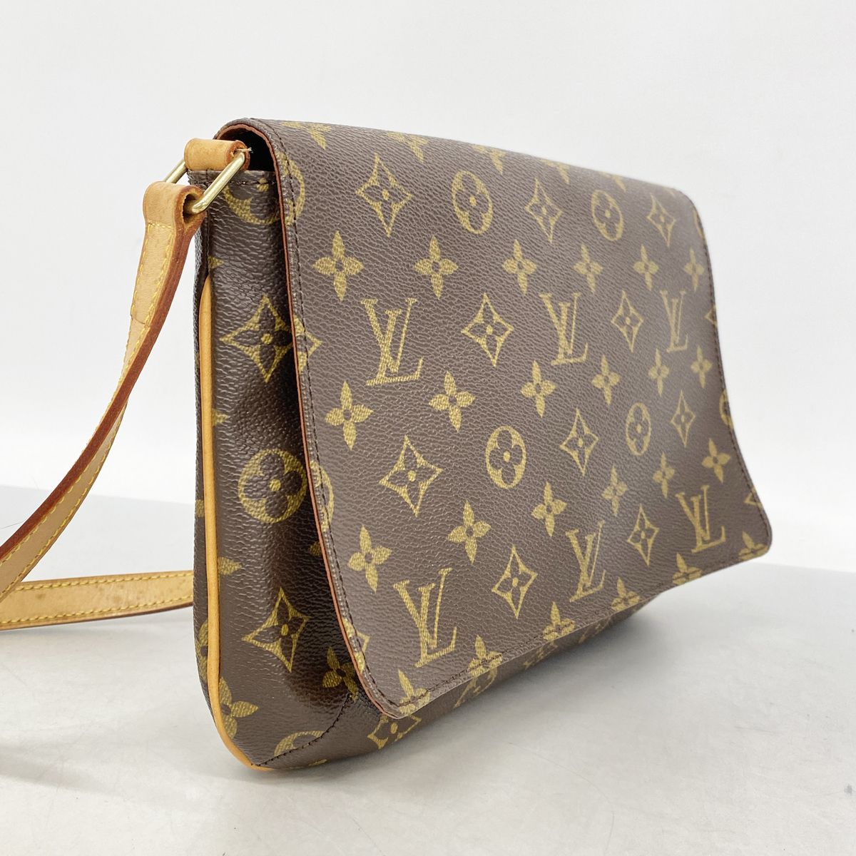 Louis Vuitton Shoulder Bag Monogram Musette Tango Short Strap Brown — view 2