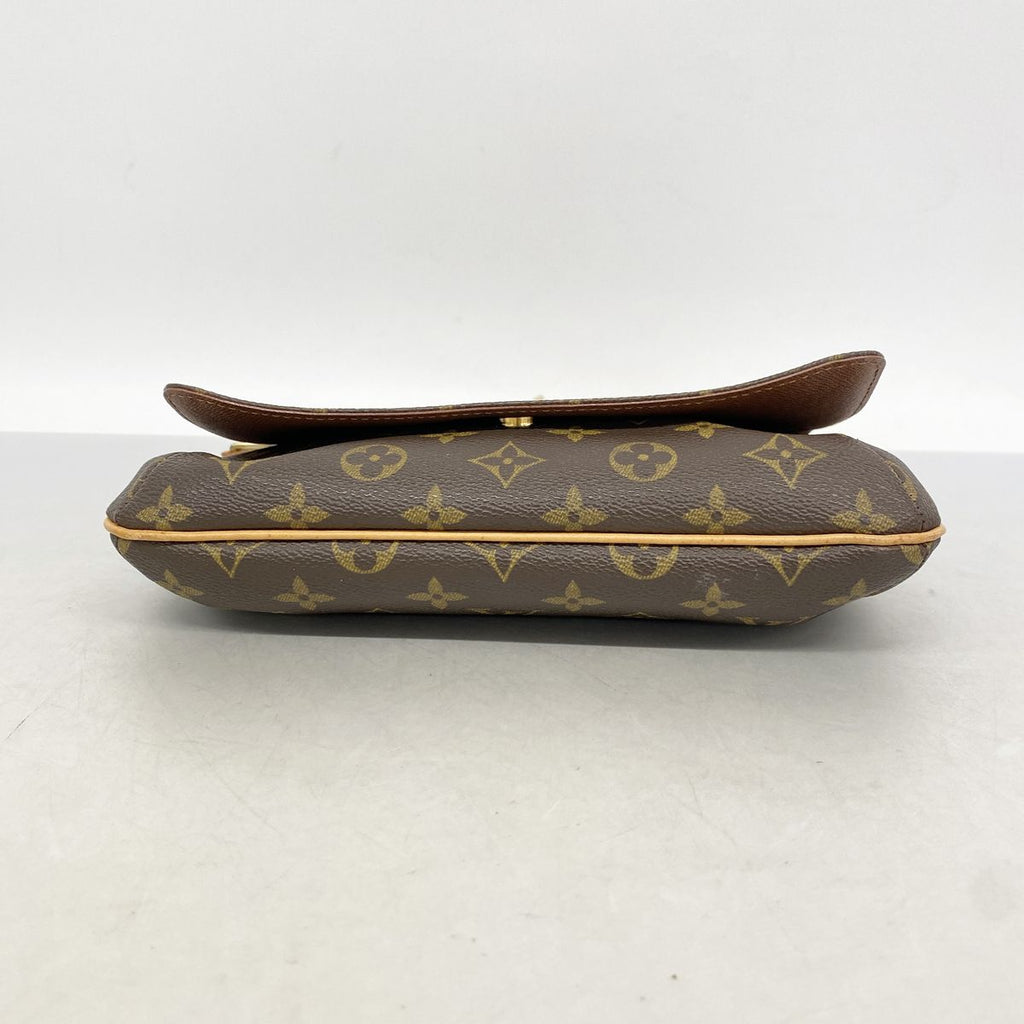 Louis Vuitton Shoulder Bag Monogram Musette Tango Short Strap Brown — view 3