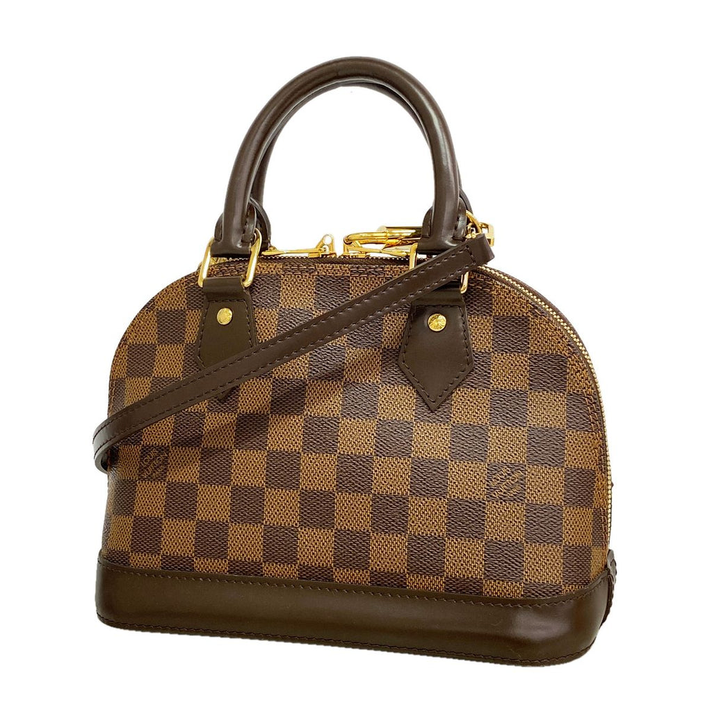 Louis Vuitton Handbag Damier Alma BB Ebene 2-Way Bag