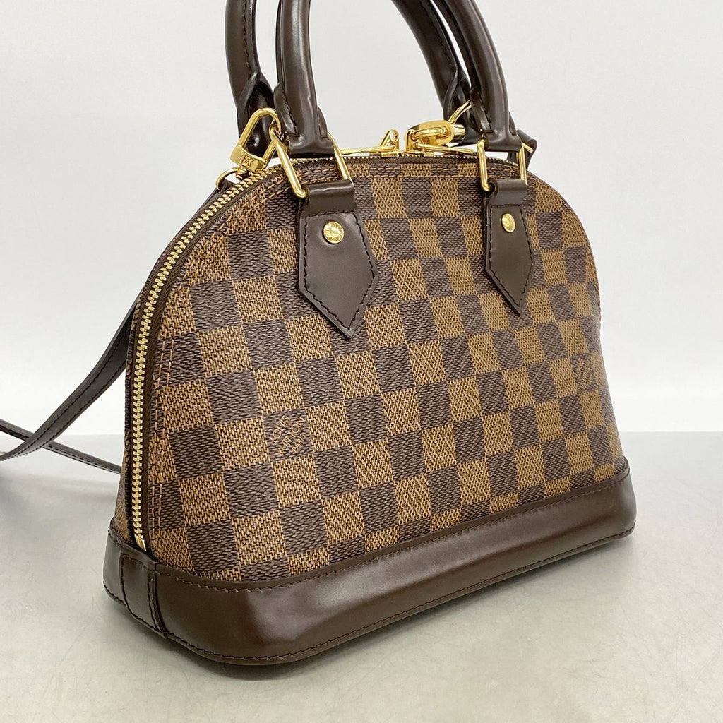 Louis Vuitton Handbag Damier Alma BB Ebene 2-Way Bag — view 2