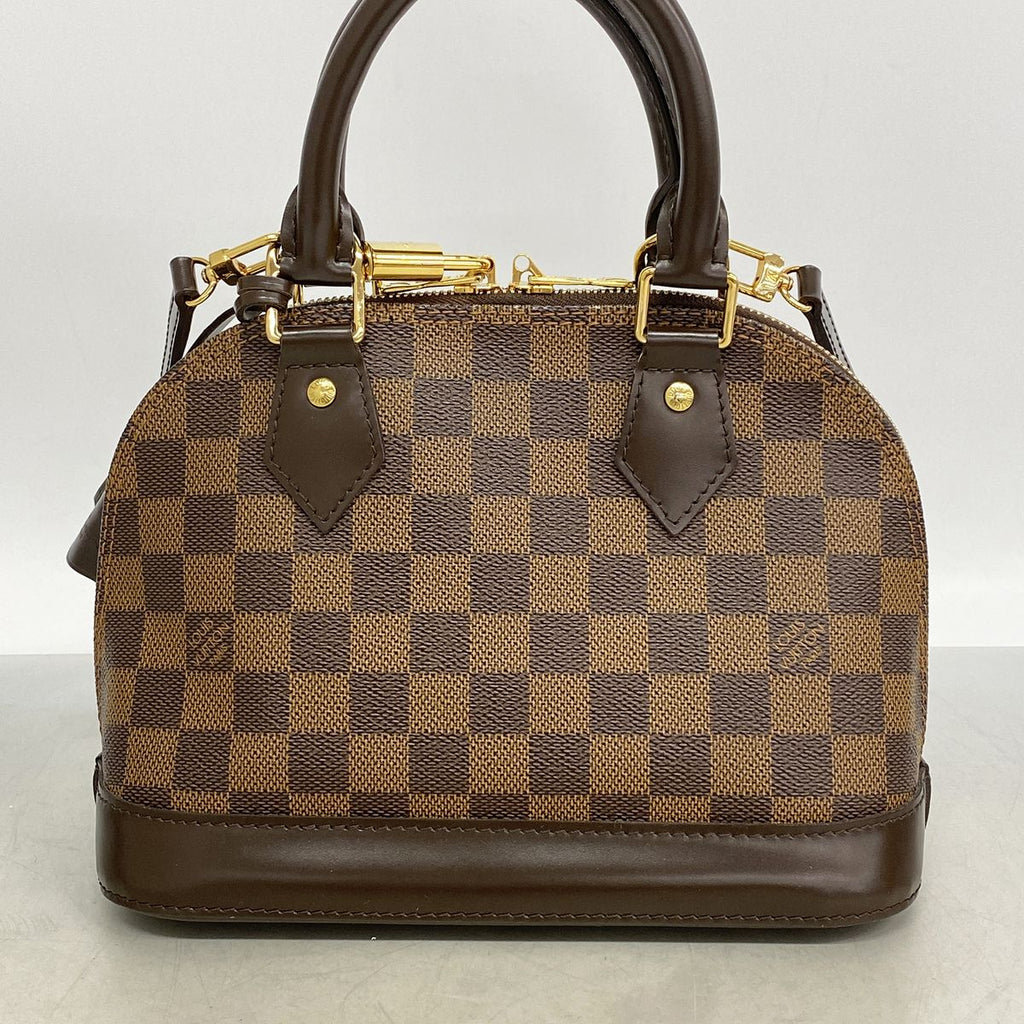 Louis Vuitton Handbag Damier Alma BB Ebene 2-Way Bag — view 6