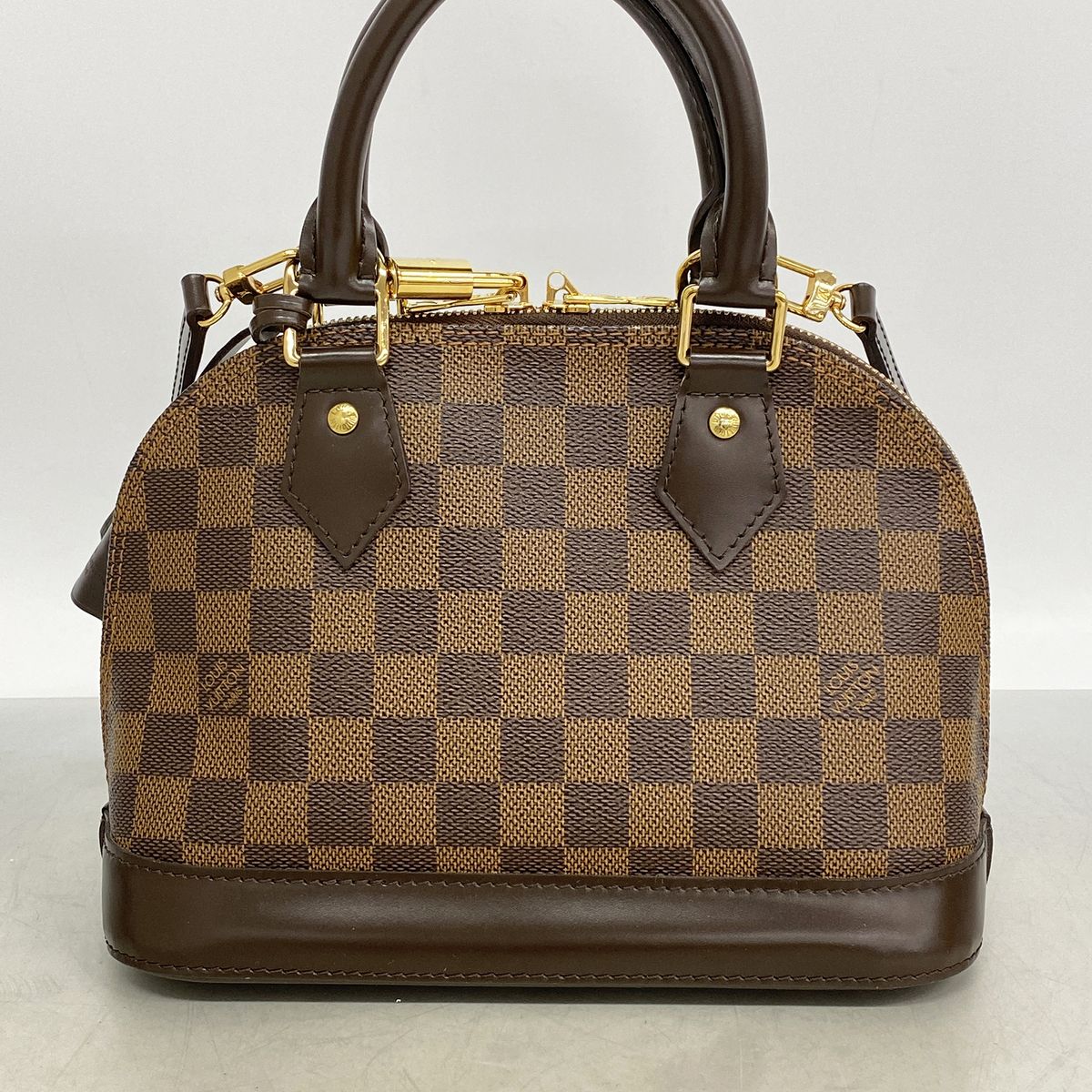 Louis Vuitton Handbag Damier Alma BB Ebene 2-Way Bag — view 6