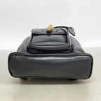 Gucci Backpack Bamboo Leather Black Gold — view 3