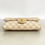 Chanel Shoulder Bag Wild Stitch Leather Pink Gold — view 3